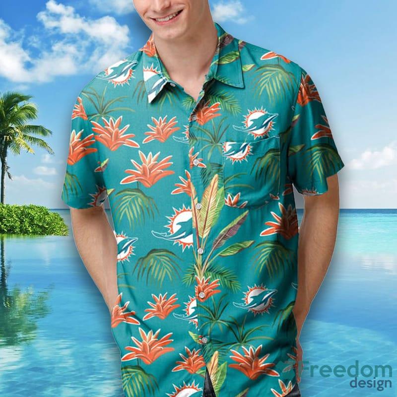 Miami Dolphins Hawaiian Shirt For Grandparent 2021