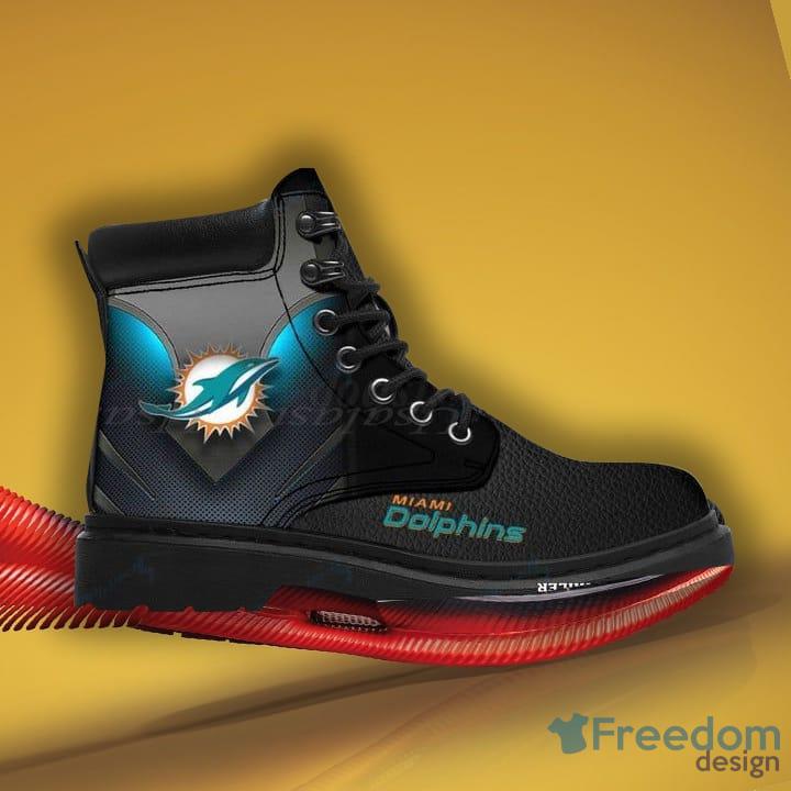 Miami Dolphins Tim Boot Waterproof Shoes For Fans - Miami Dolphins Tim Boot Waterproof Shoes