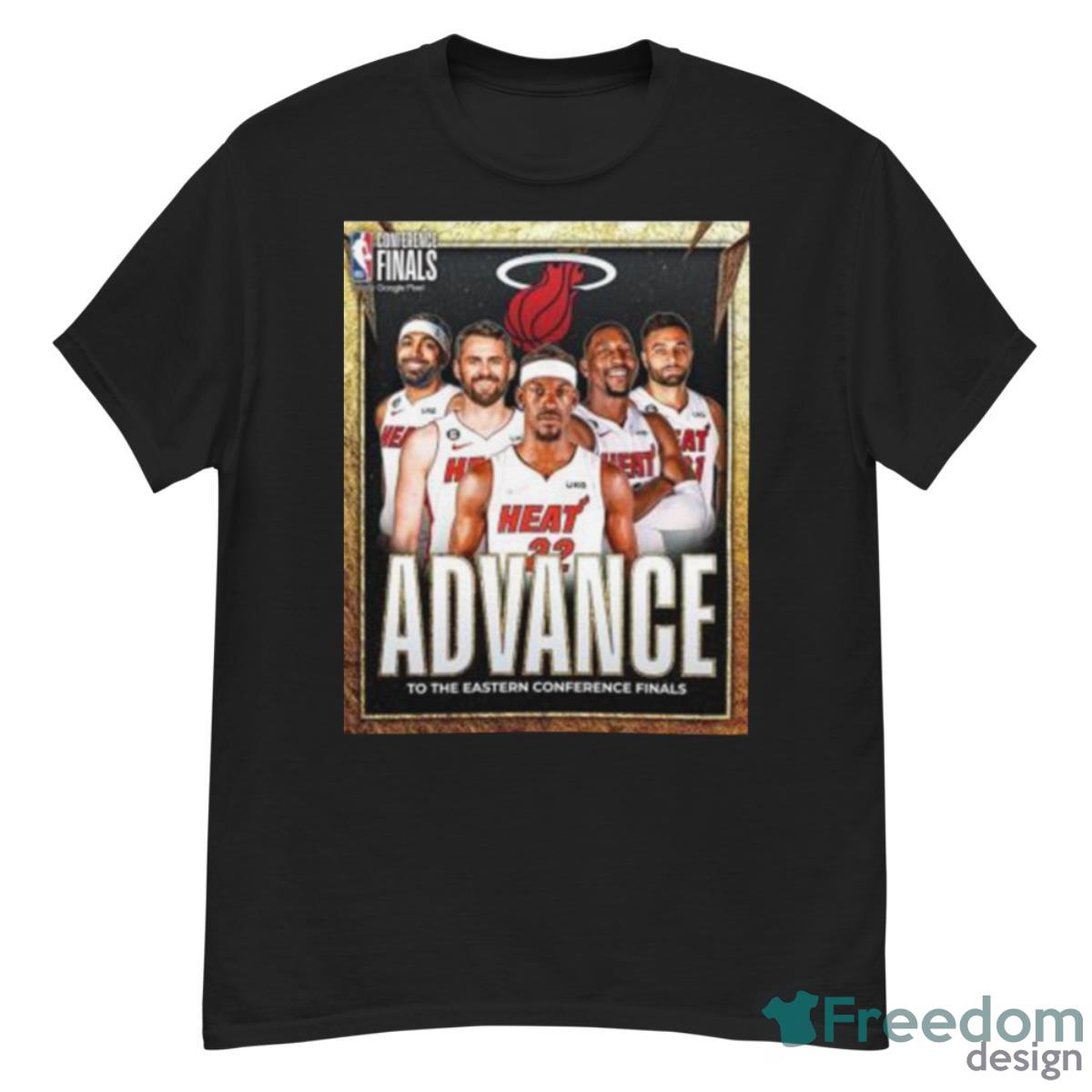 Miami Heat NBA Conference Finals Advance To The Western Conference Finals Poster Shirt - G500 Men’s Classic T-Shirt