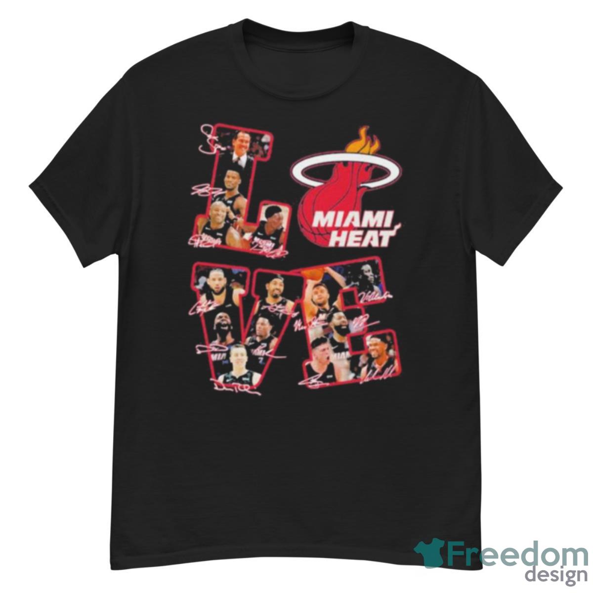 Miami Heat Players Love Fans 2023 Signatures Shirt - G500 Men’s Classic T-Shirt