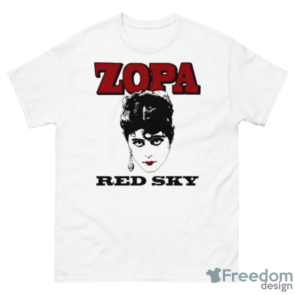 Michael Imperioli’s Band Zopa Red Sky Shirt - 500 Men’s Classic Tee Gildan Michael Imperioli’s Band Zopa Red Sky Shirt - 500 Men’s Classic Tee Gildan