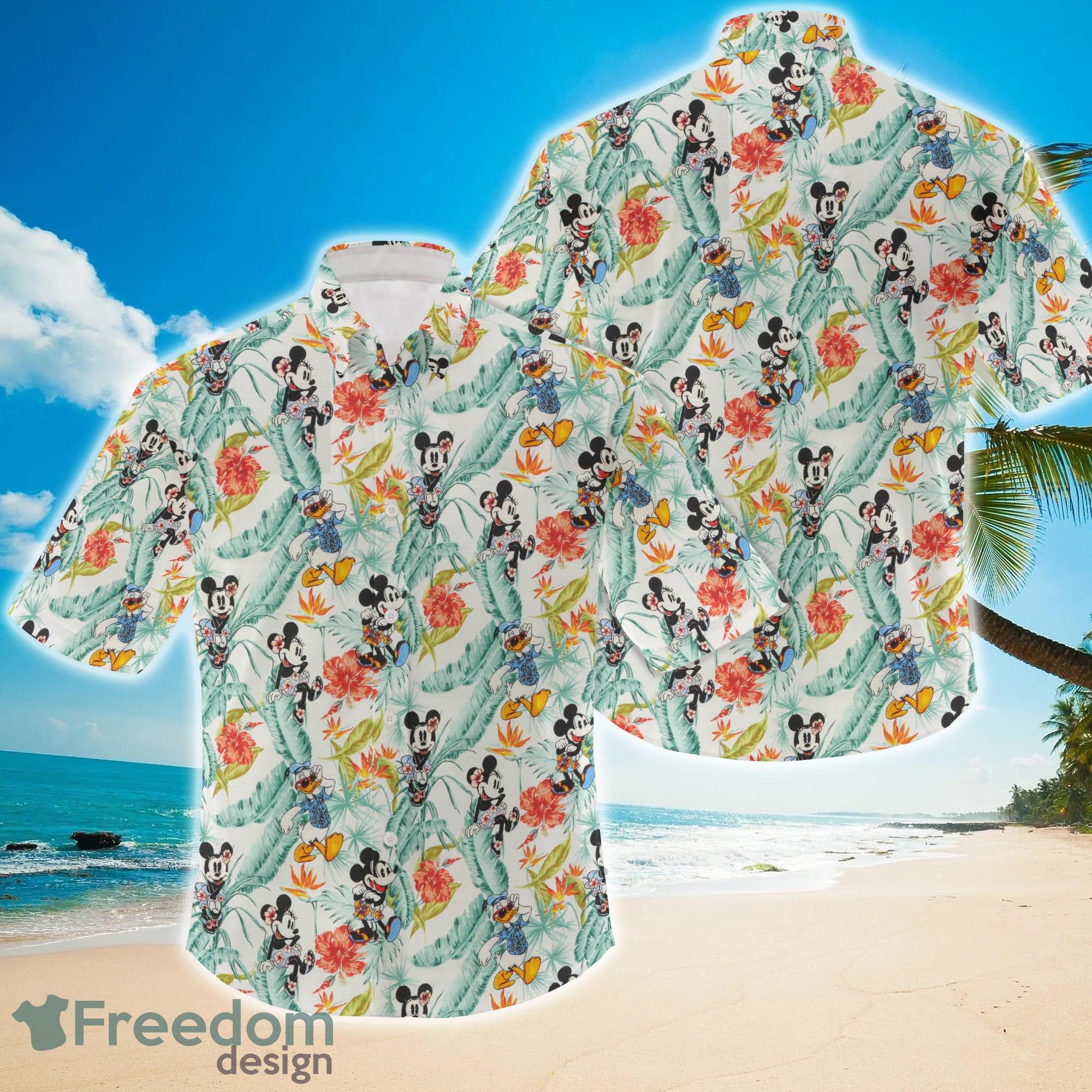 Mickey Minnie Donald Duck Hawaiian Shirt Product Photo 1