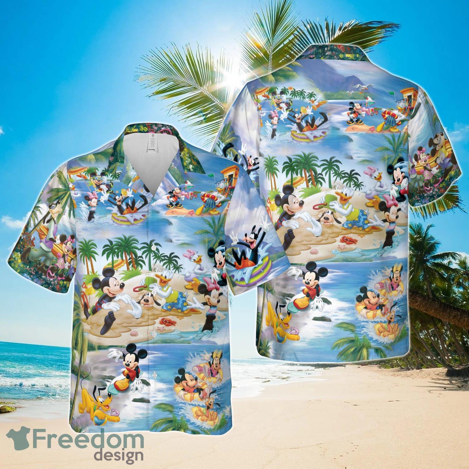 Mickey Mouse Summer Hawaiian Shirt 3D For Men And Women Product Photo 1