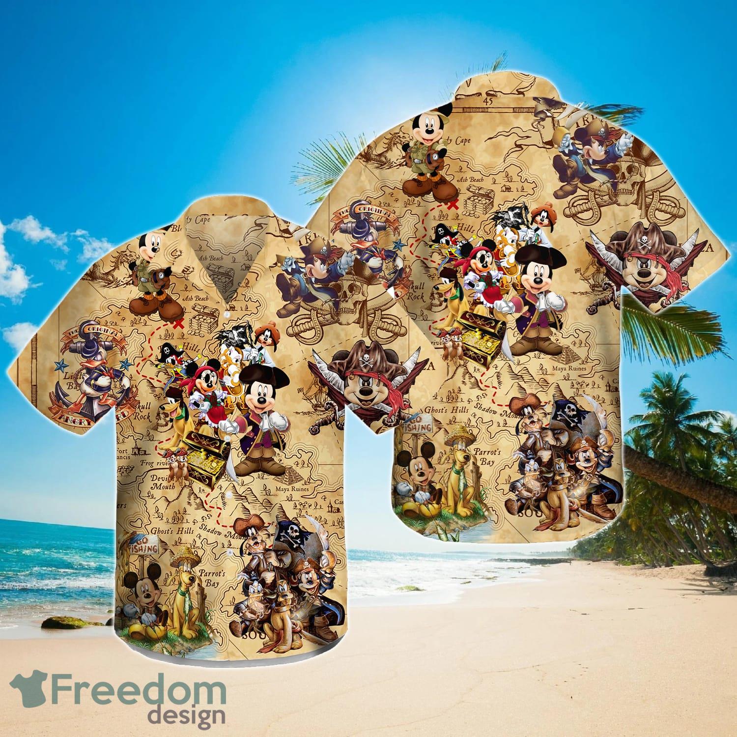 Mickey Pirate Hawaiian Shirt For Men And Women Product Photo 1