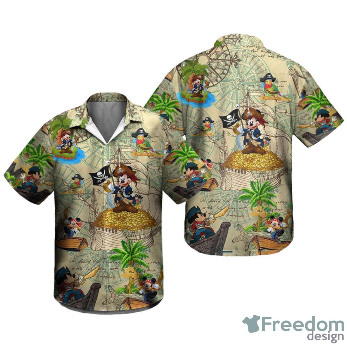 Mickey Pirates Hawaiian Shirt Mickey Hawaiian Shirt Perfect Gift Product Photo 1