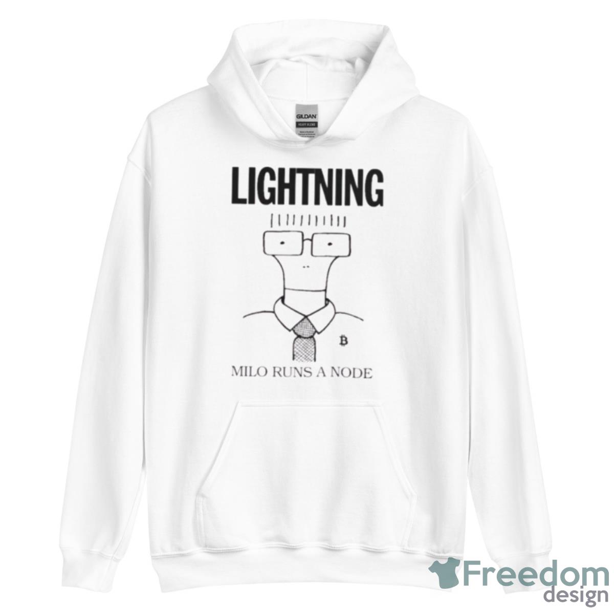 Milo Runs A Node Shirt image Milo Runs A Node Shirt - Unisex Heavy Blend Hooded Sweatshirt