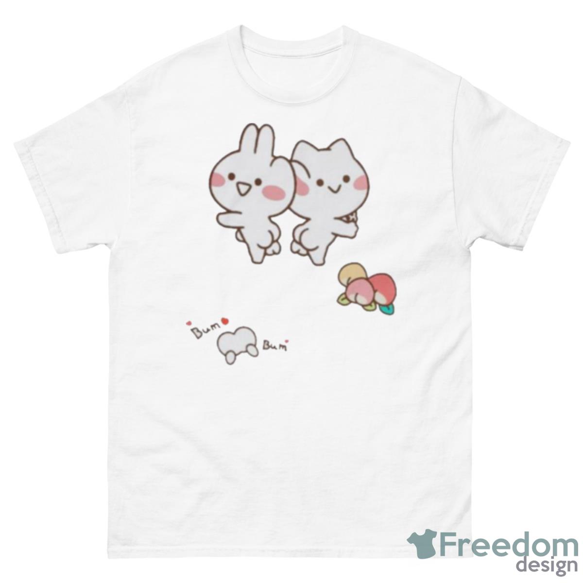 MimI And Neko Peaches Shirt - 500 Men’s Classic Tee Gildan