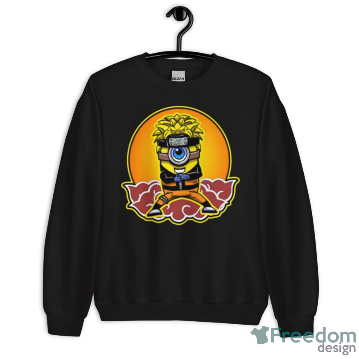 Minion Parody Naruto Uzumaki Naruto Shippuden Shirt - Unisex Crewneck Sweatshirt Minion Parody Naruto Uzumaki Naruto Shippuden Shirt - Unisex Crewneck Sweatshirt