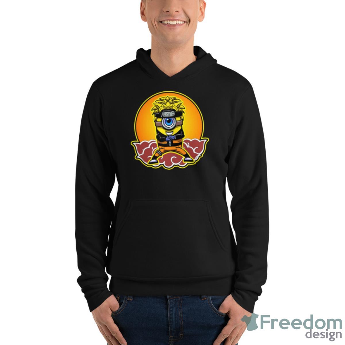 Minion Parody Naruto Uzumaki Naruto Shippuden Shirt image Minion Parody Naruto Uzumaki Naruto Shippuden Shirt - Unisex Fleece Pullover Hoodie