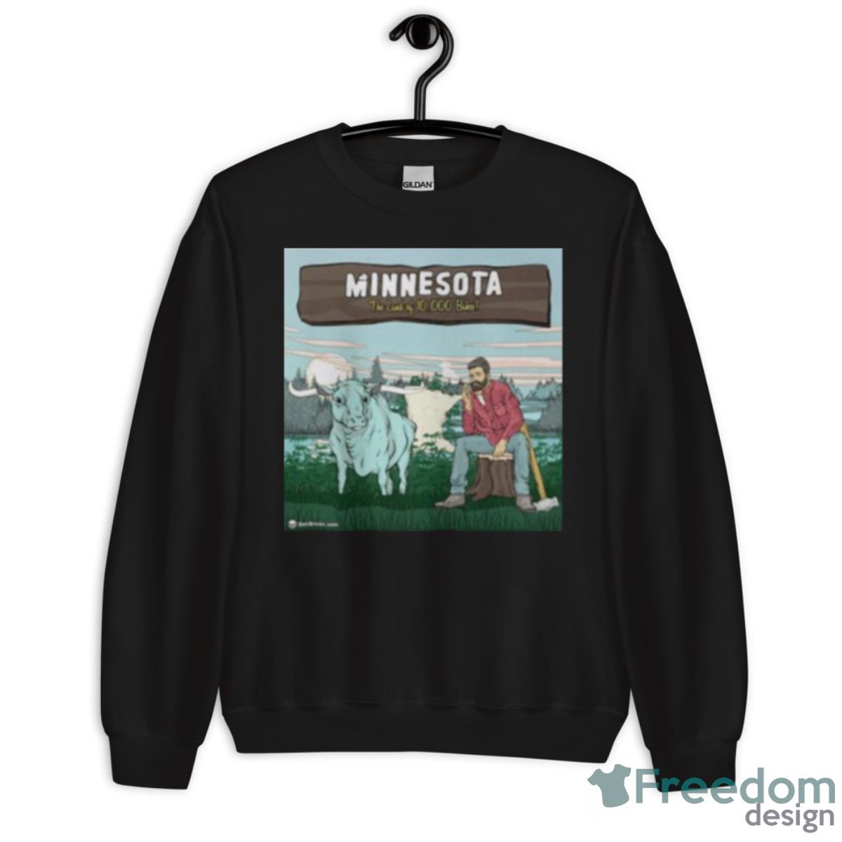 Minnesota The Land Of 10 000 Bakes Shirt image Minnesota The Land Of 10 000 Bakes Shirt - Unisex Crewneck Sweatshirt