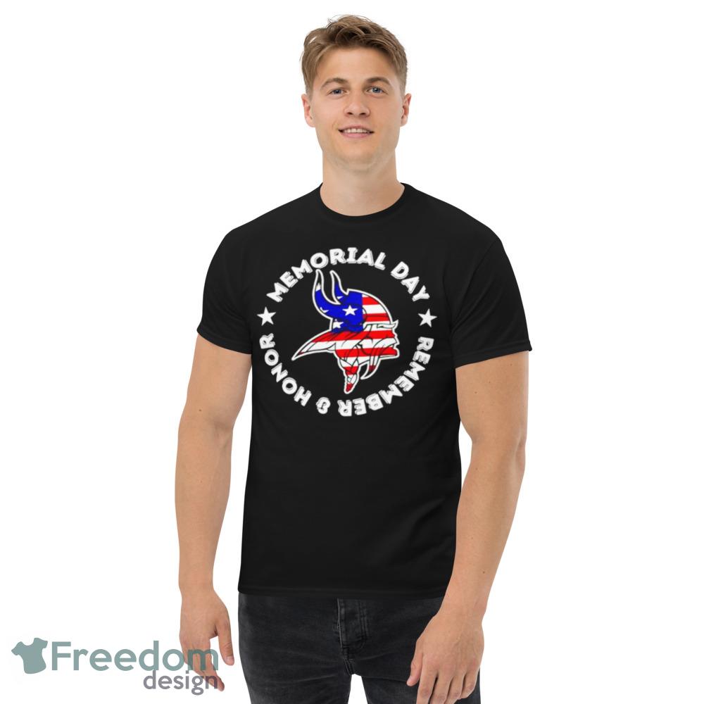 Minnesota Vikings memorial day remember and honor shirt