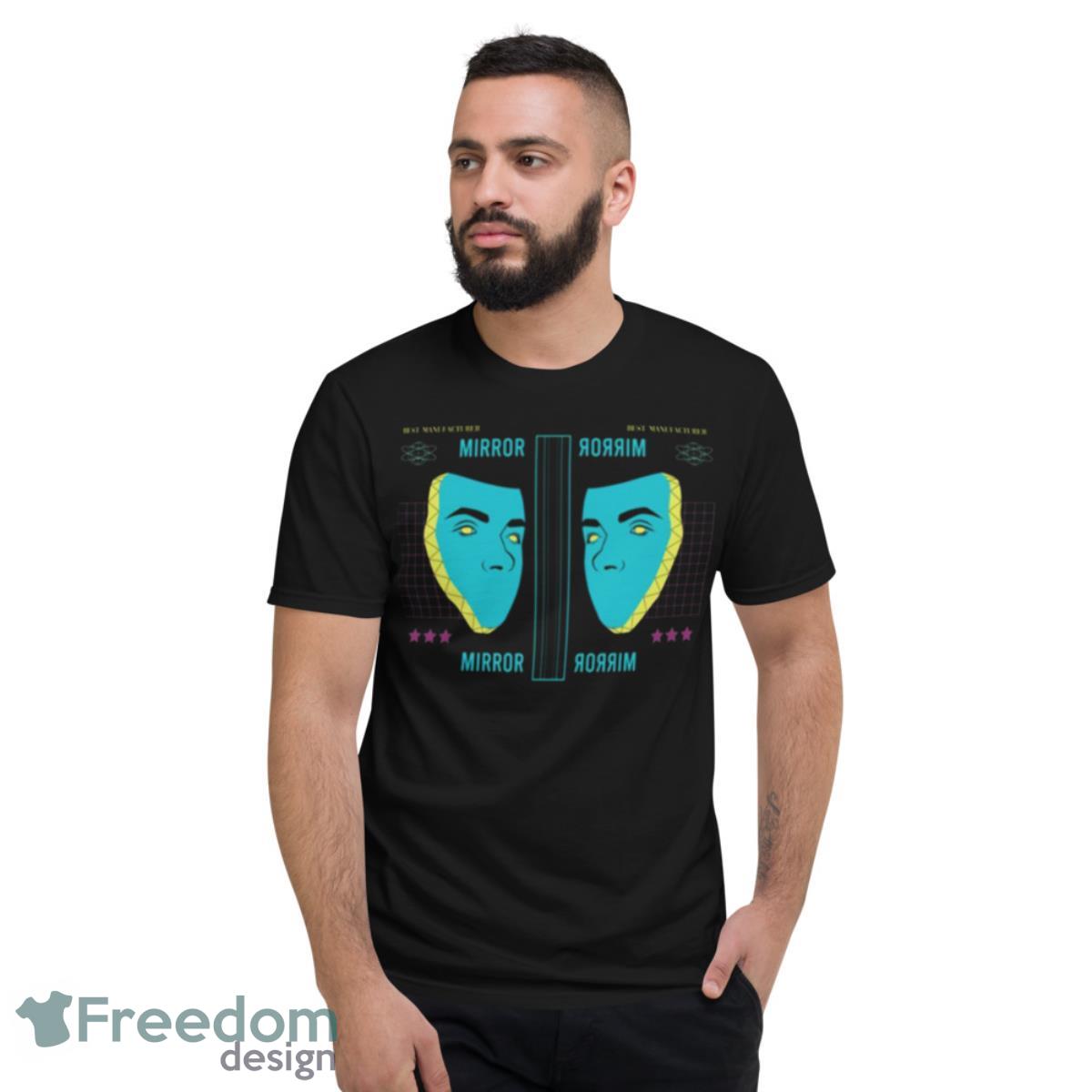 Mirror Aesthetic Design Black Mirror Shirt - Short Sleeve T-Shirt