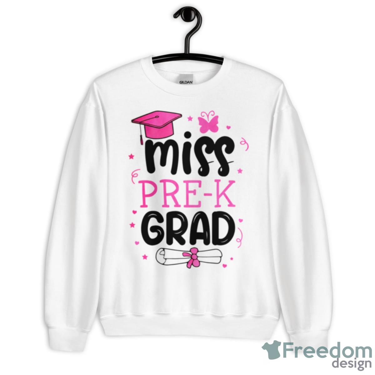 Miss Pre K Grad Bull Cute Graduation Shirt