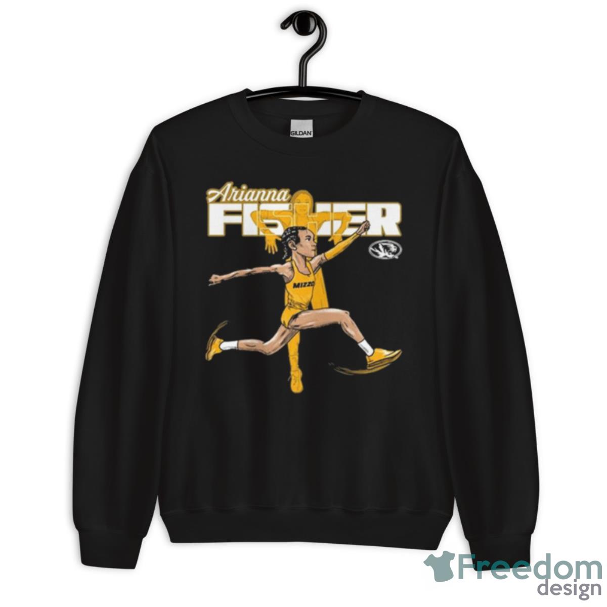 Missouri Tigers NCAA Track & Field Arianna Fisher Shirt - Unisex Crewneck Sweatshirt Missouri Tigers NCAA Track & Field Arianna Fisher Shirt - Unisex Crewneck Sweatshirt