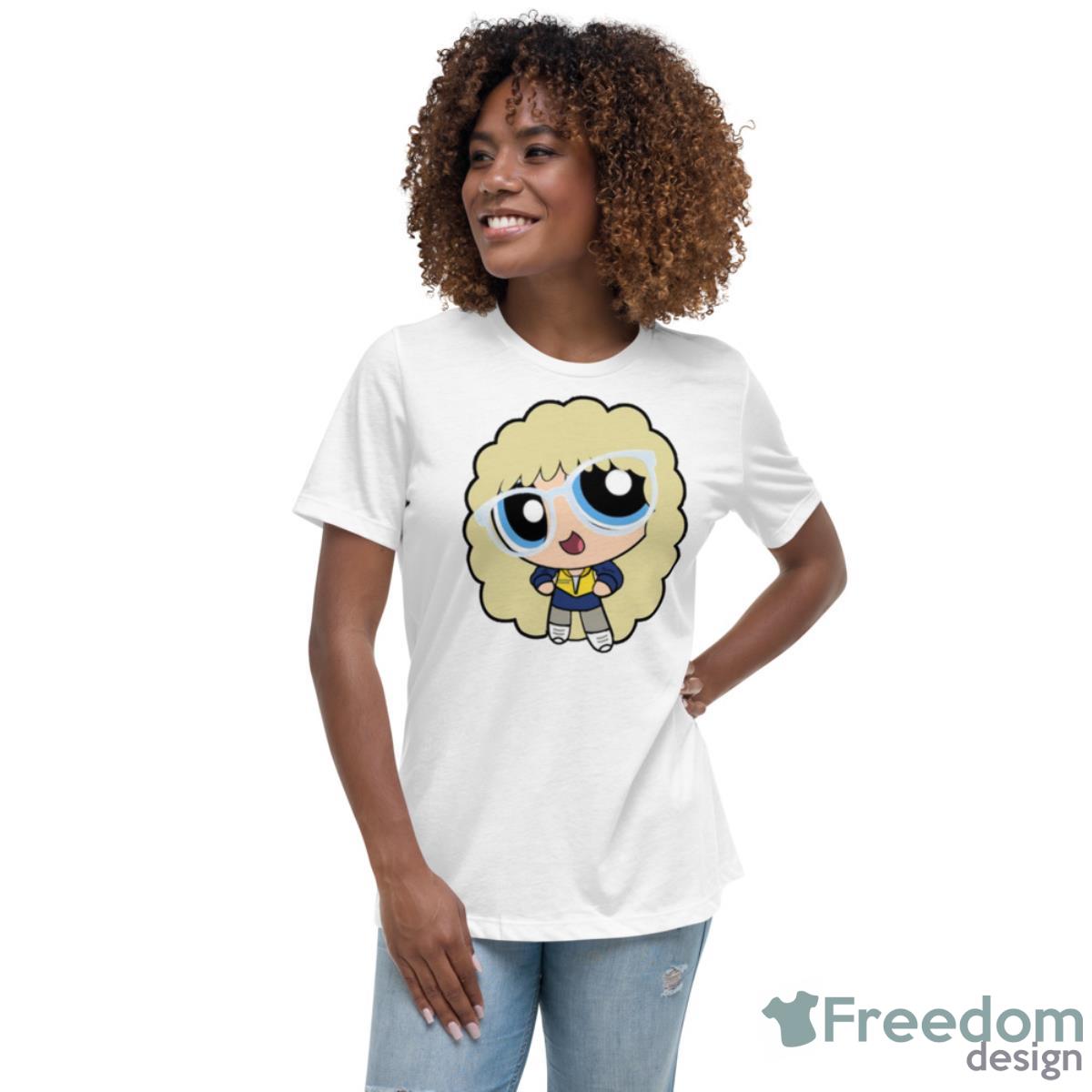 Misty Chibi Yellowjackets Shirt - Womens Relaxed Short Sleeve Jersey Tee Misty Chibi Yellowjackets Shirt - Womens Relaxed Short Sleeve Jersey Tee