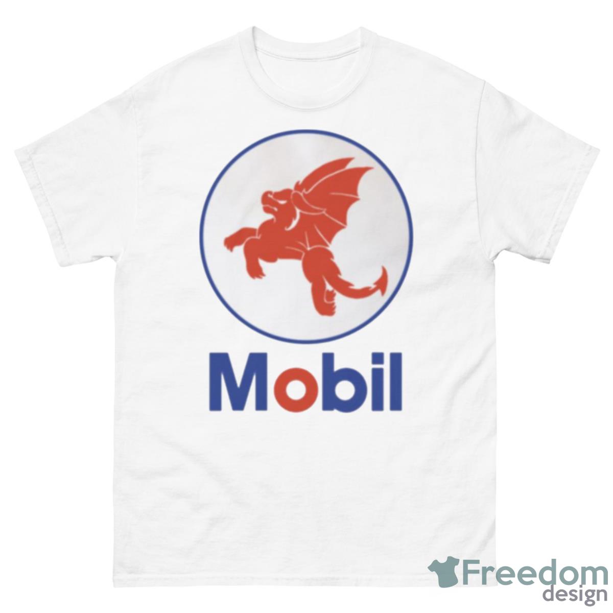 Mobil Red Dragon Parody New Logo Shirt - 500 Men’s Classic Tee Gildan