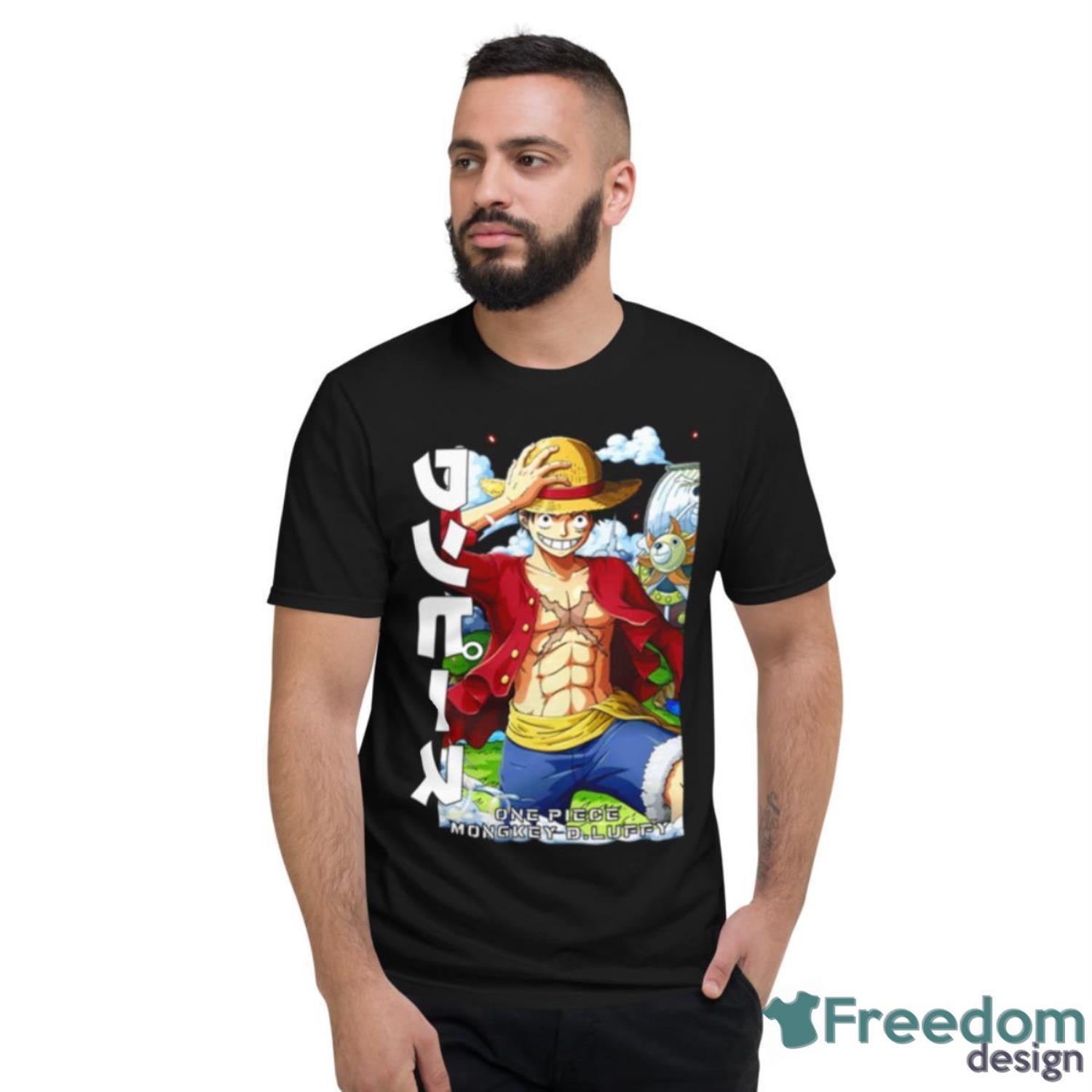 Monkey D Luffy Japanese One Piece Manga Anime Series Shirt - Short Sleeve T-Shirt