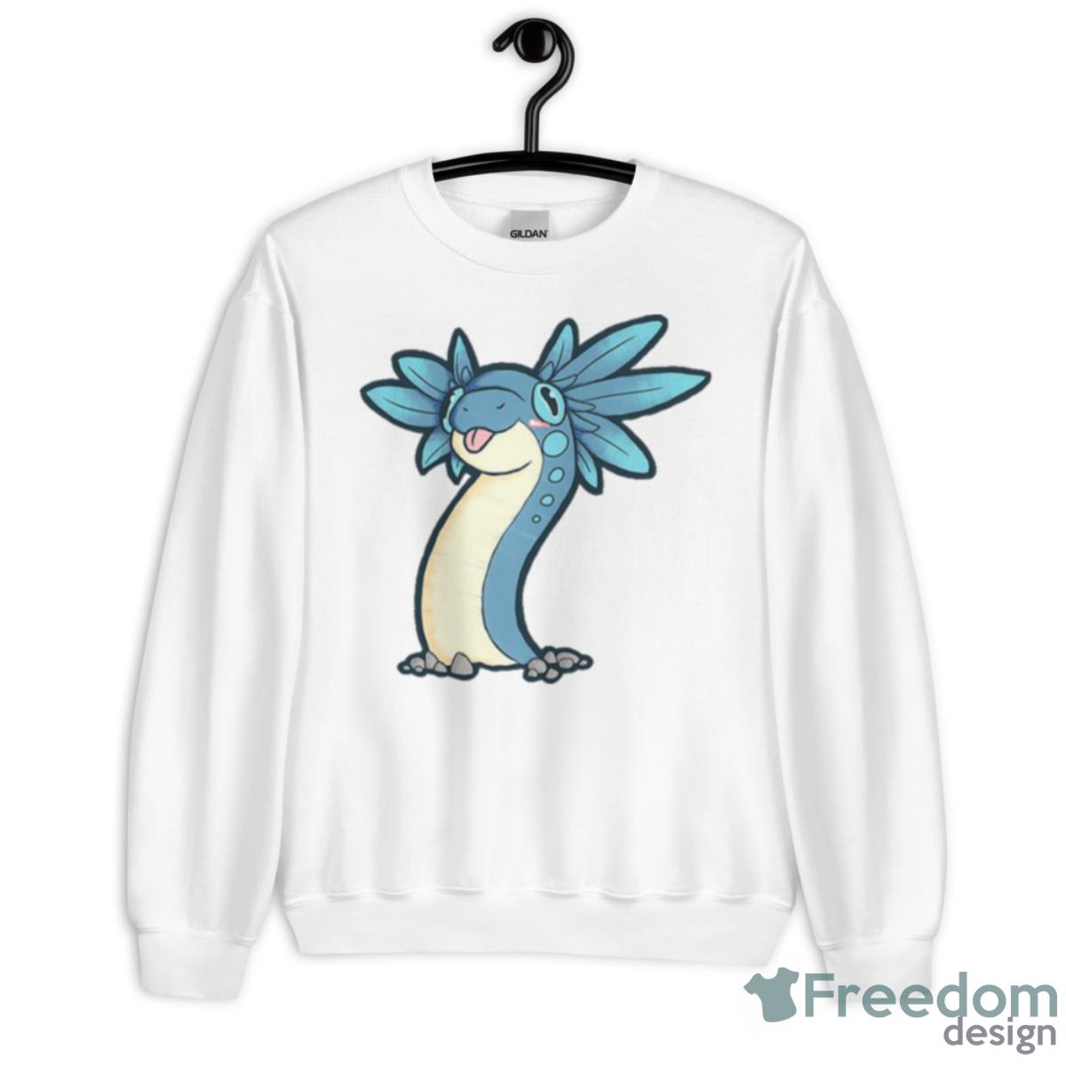 Monster Hunter Cute Chalk Wiggler Shirt - Unisex Heavy Blend Crewneck Sweatshirt