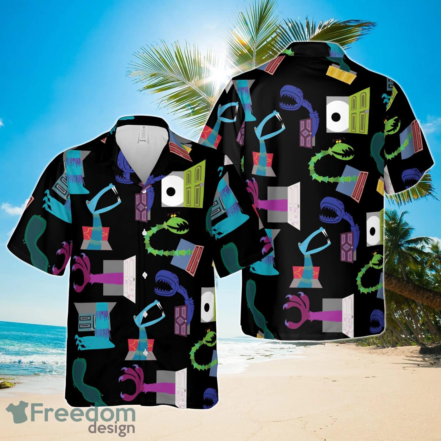 Monsters In Closets Pixar Monster's Inc Inspired Hawaiian Shirt Product Photo 1