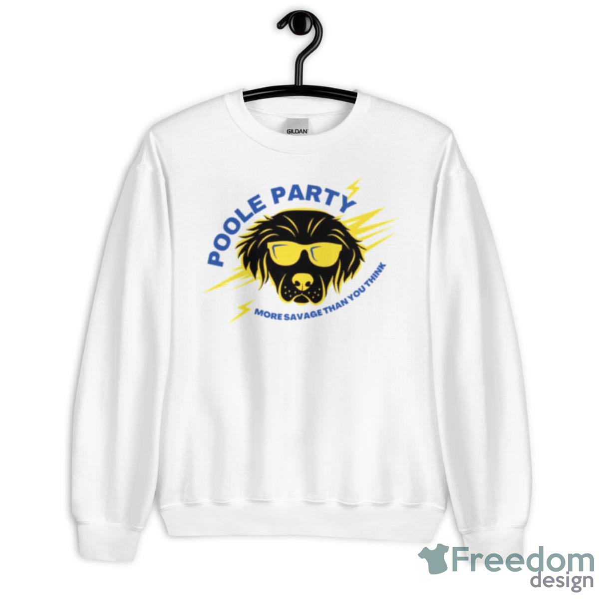 More Savage Than You Think Jordan Poole Basketball Shirt - Unisex Heavy Blend Crewneck Sweatshirt