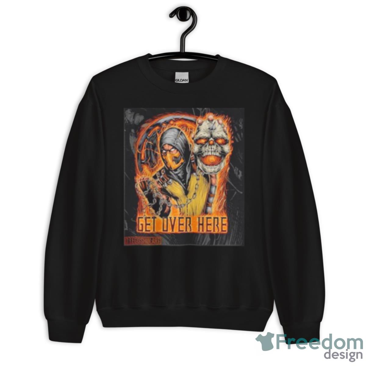 Mortal Kombat Addict Fatalities Daily Get Over Here Shirt Freedomdesign