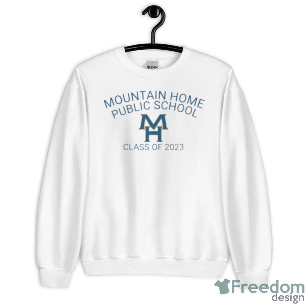 Mountain Home Public School Class Of 2023 Shirt - Unisex Heavy Blend Crewneck Sweatshirt