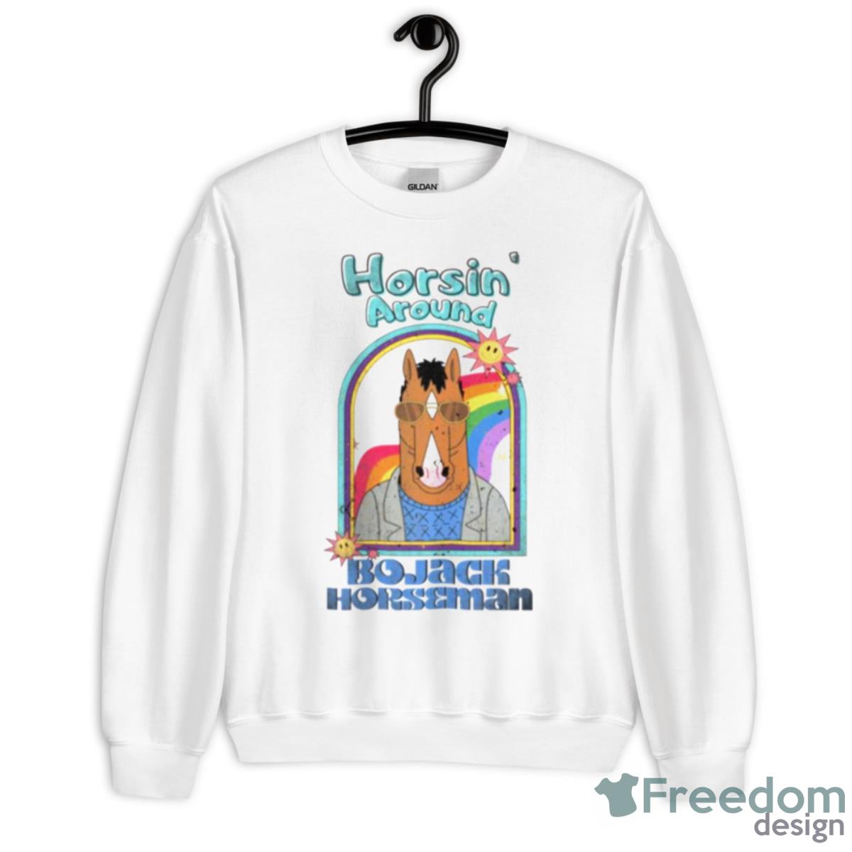 Mr Horseman Retro Bojack Horseman Shirt - Unisex Heavy Blend Crewneck Sweatshirt