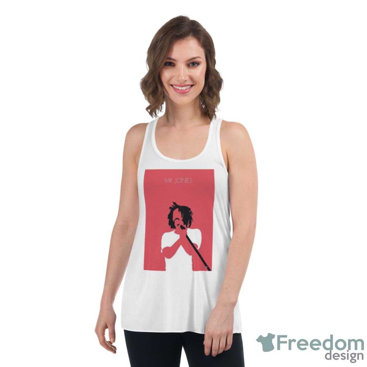 Mr Jones Counting Crows Minimal Art Shirt - Womens Flowy Racerback Tank Mr Jones Counting Crows Minimal Art Shirt - Womens Flowy Racerback Tank