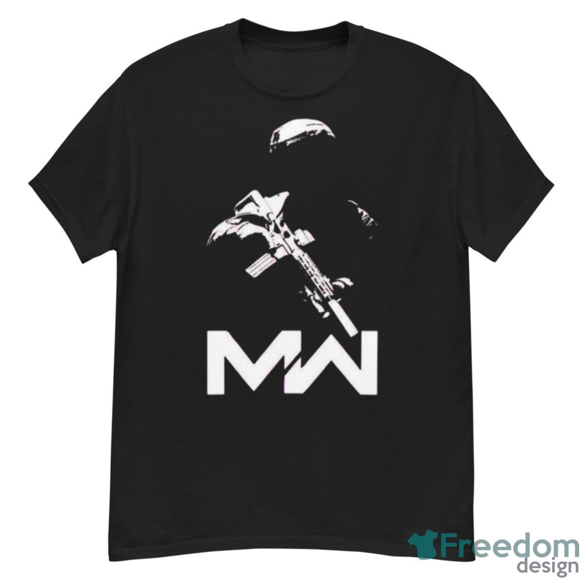 Mw White Logo Call Of Duty Shirt - G500 Men’s Classic T-Shirt