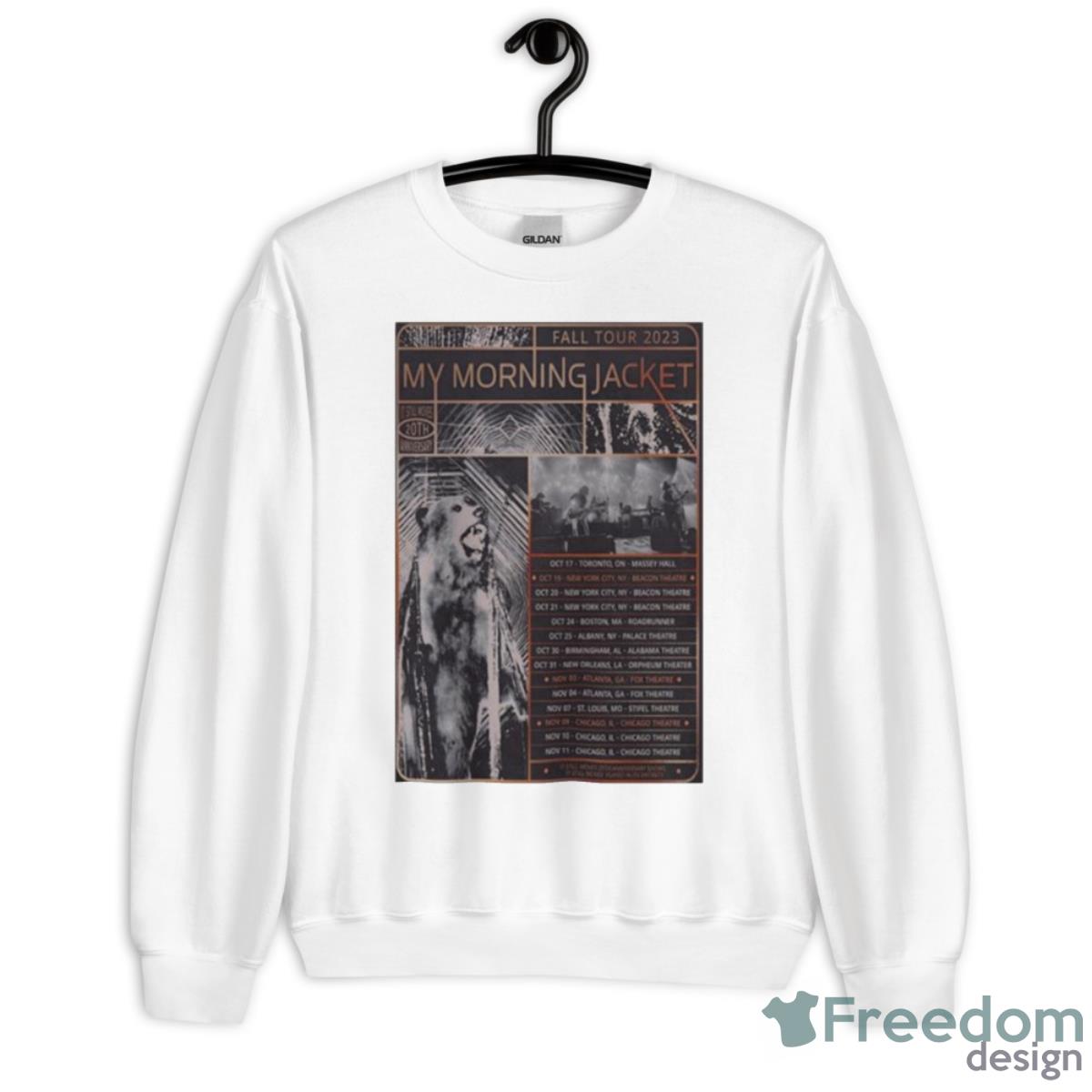 My Morning Jacket Fall Tour 2023 Poster Shirt - Unisex Heavy Blend Crewneck Sweatshirt