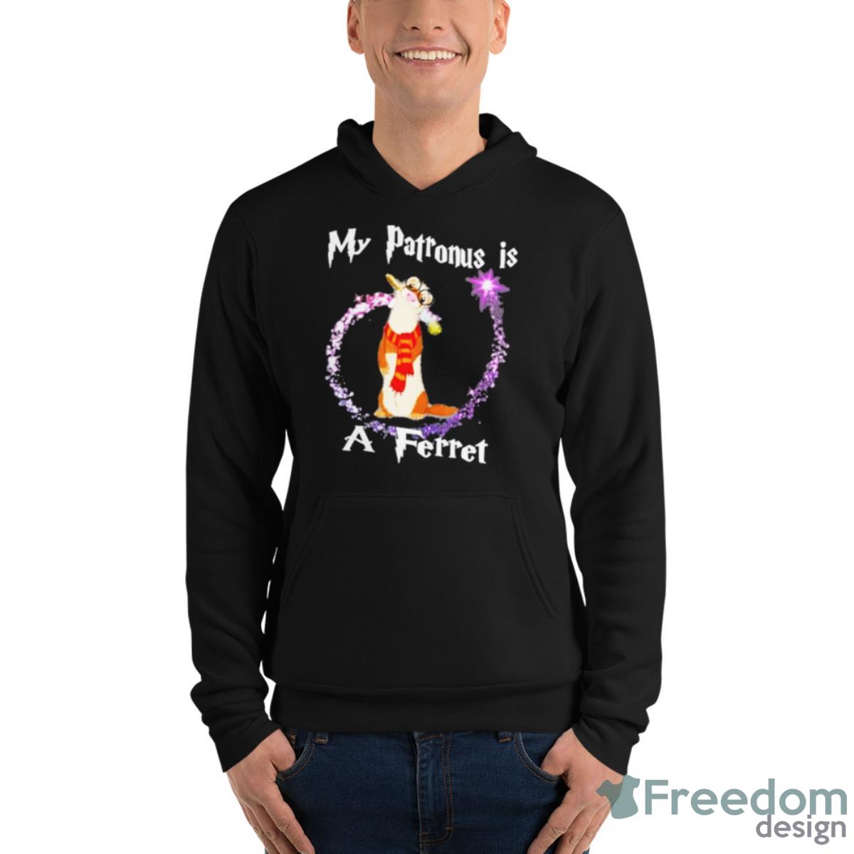 My Patronus Is A Ferret Shirt - Unisex Fleece Pullover Hoodie My Patronus Is A Ferret Shirt - Unisex Fleece Pullover Hoodie