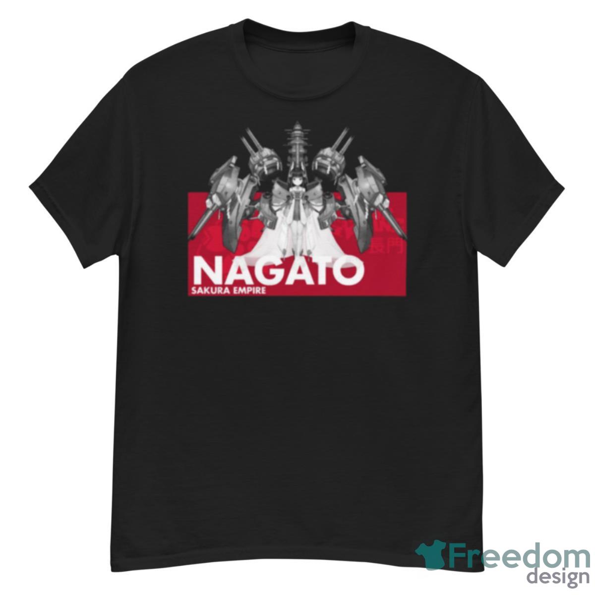 Nagato Azur Lane Typography 4 Naruto Shippuden Shirt - G500 Men’s Classic T-Shirt