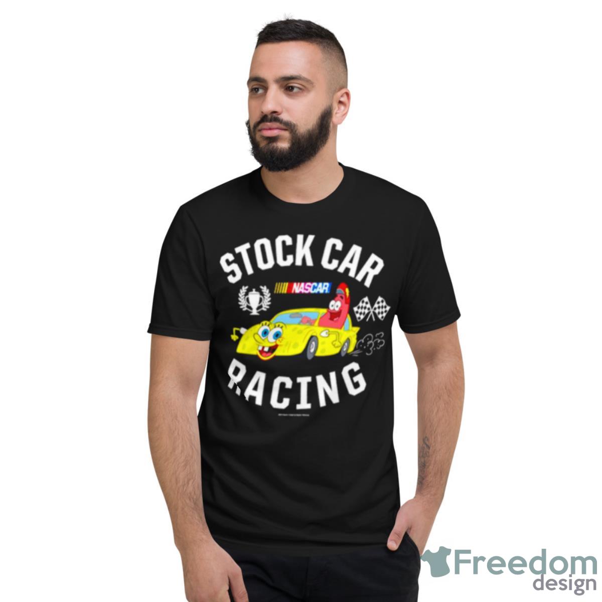 NASCAR Spongebob Stock Car Racing Shirt - Short Sleeve T-Shirt