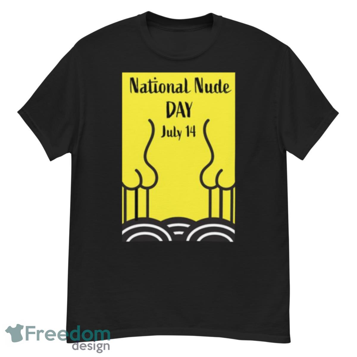 National Nude Day On July 14 Naturism Shirt - G500 Men’s Classic T-Shirt