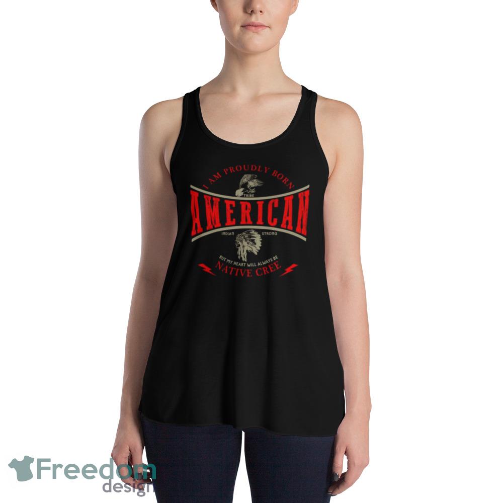 Native American Indian Strong Pride Retro Cree Tribe Native shirt - 8800 Womens Flowy Racerback Tank Native American Indian Strong Pride Retro Cree Tribe Native shirt - 8800 Womens Flowy Racerback Tank