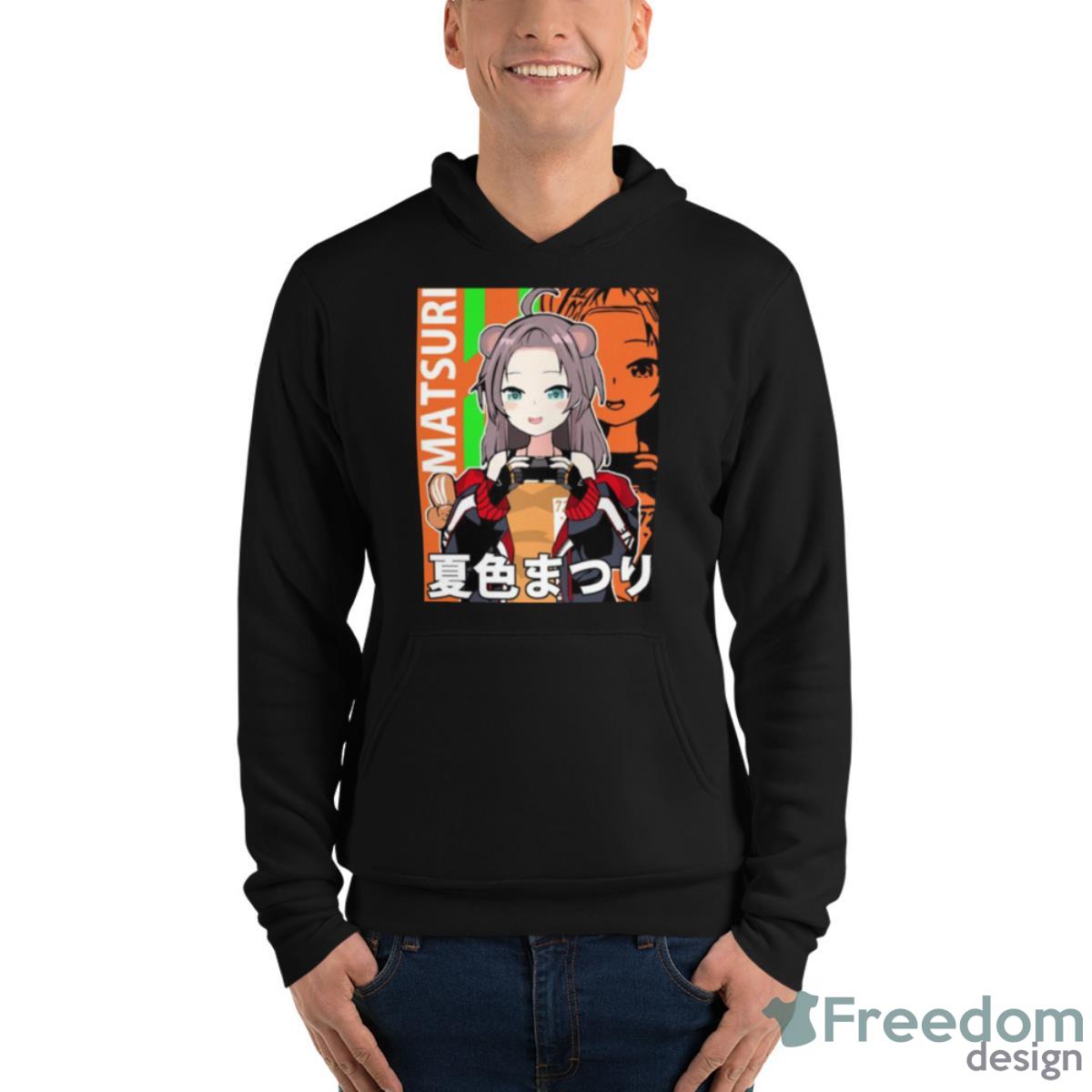 Natsuiro Matsuri With Jacket Hololive Shirt - Unisex Fleece Pullover Hoodie Natsuiro Matsuri With Jacket Hololive Shirt - Unisex Fleece Pullover Hoodie