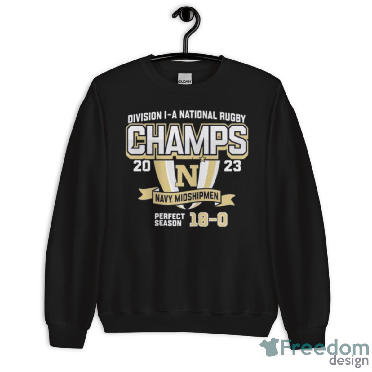 Navy Midshipmen 2023 NCAA Rugby National Champions T Shirt - Unisex Crewneck Sweatshirt Navy Midshipmen 2023 NCAA Rugby National Champions T Shirt - Unisex Crewneck Sweatshirt