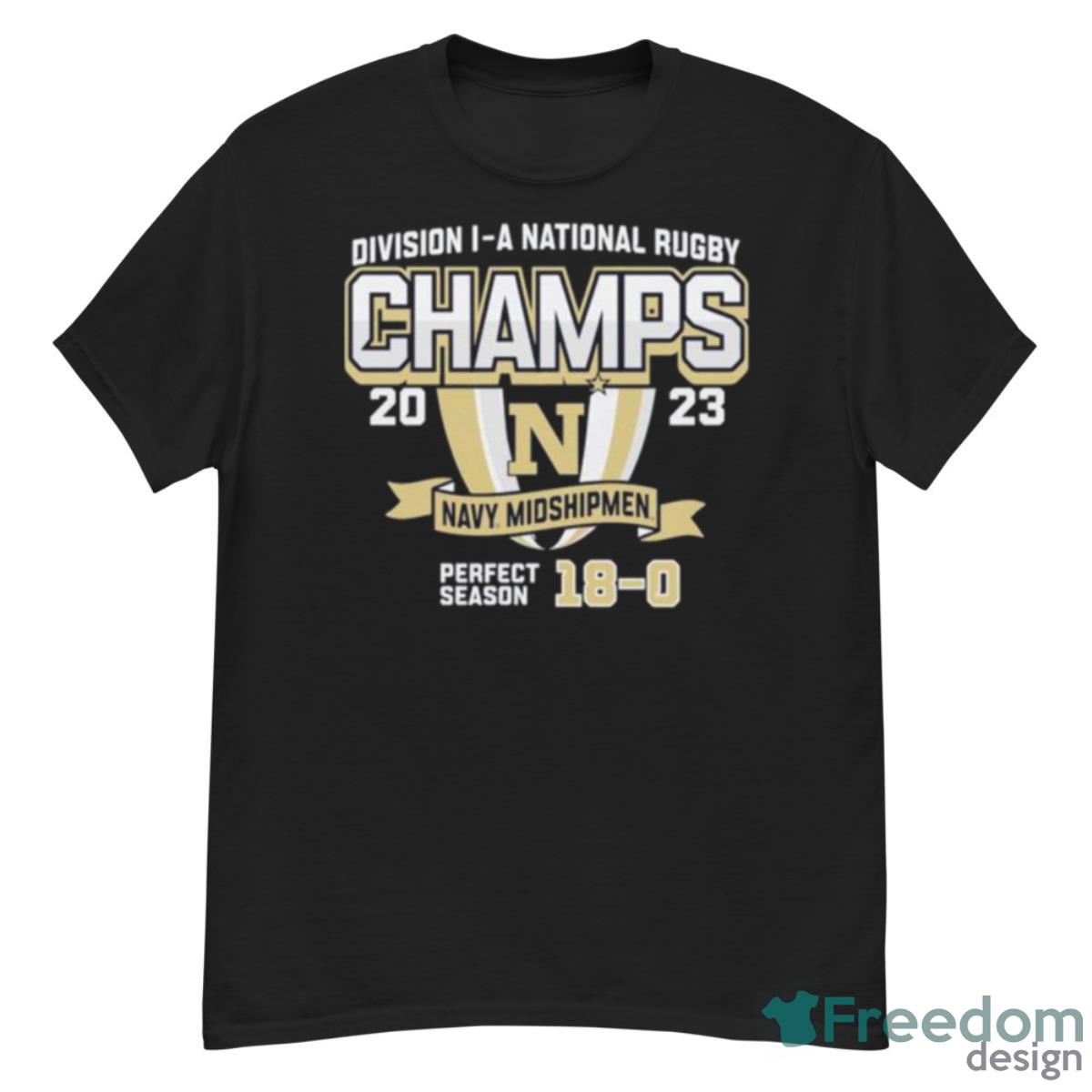 Navy Midshipmen 2023 NCAA Rugby National Champions T Shirt - G500 Men’s Classic T-Shirt