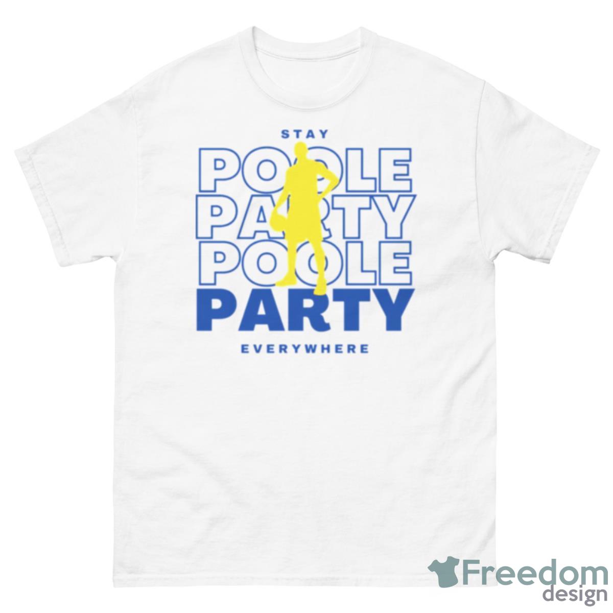 Navy Yellow Jordan Poole 3 Poole Goat Shirt - 500 Men’s Classic Tee Gildan