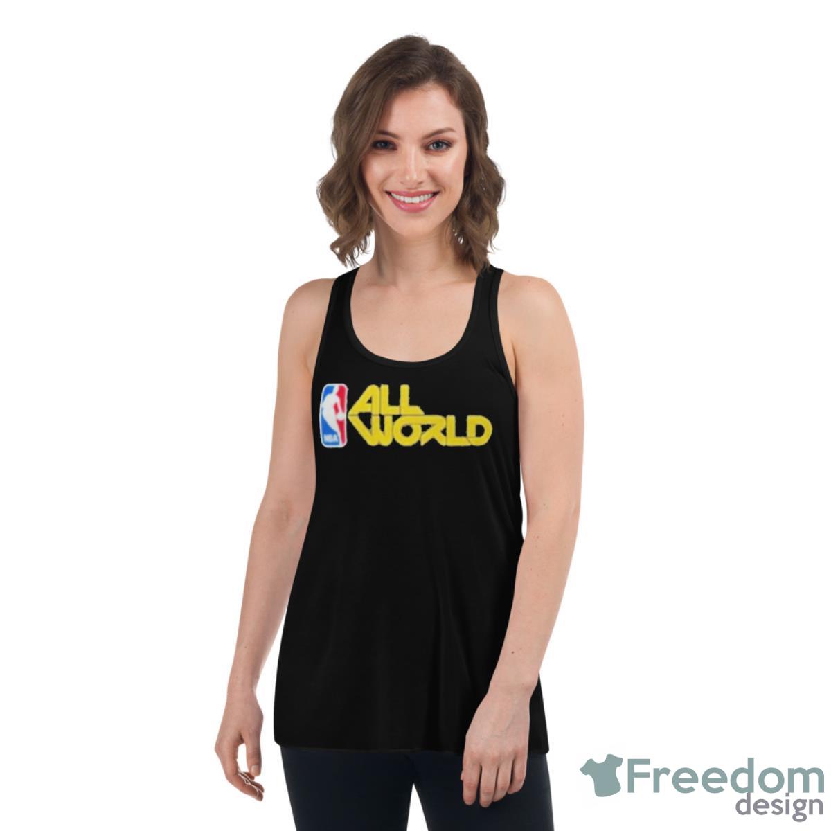 Nba All World 2023 Logo T Shirt - Womens Flowy Racerback Tank Nba All World 2023 Logo T Shirt - Womens Flowy Racerback Tank