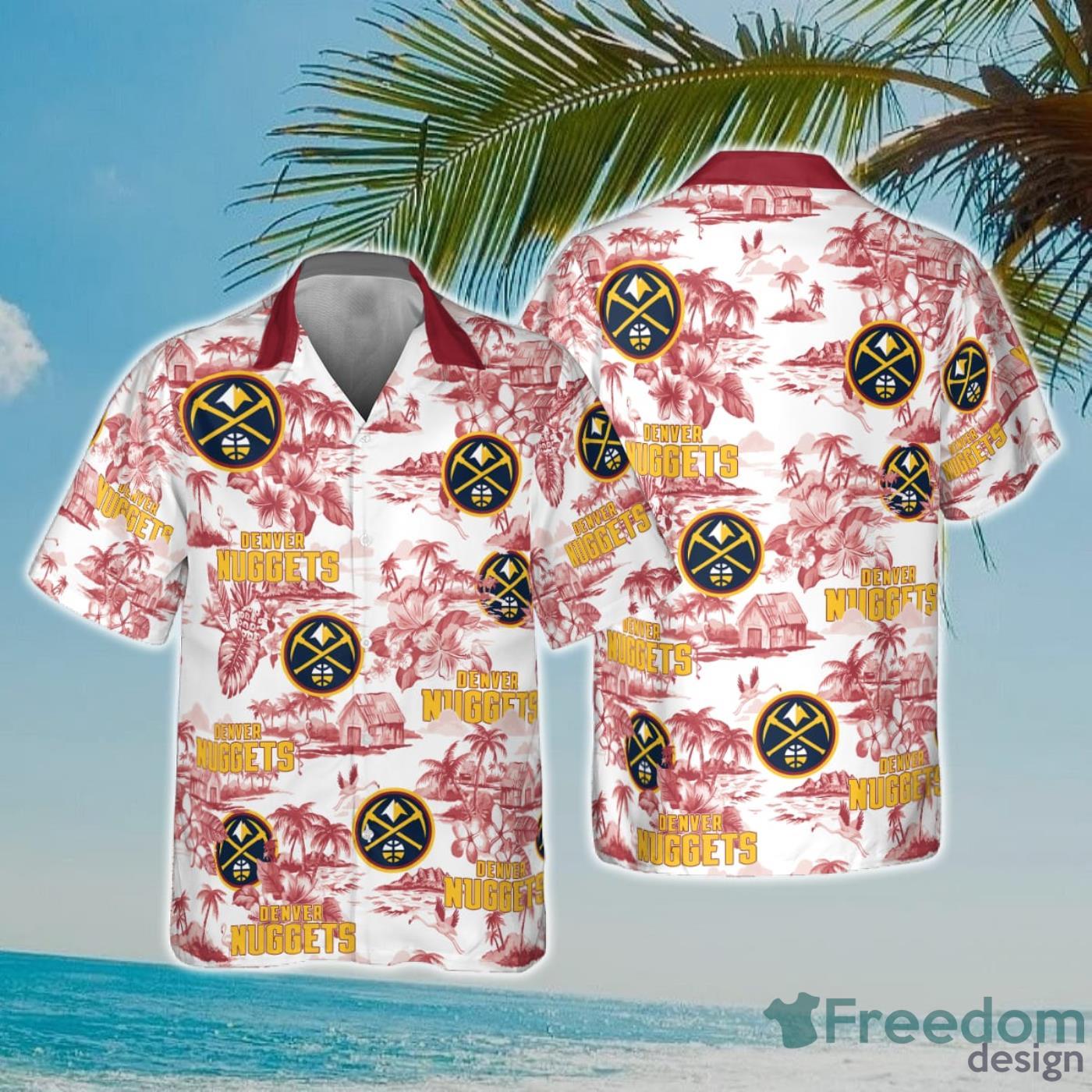 NBA Denver Nuggets Special Floral Island Hawaiian Shirt Product Photo 1