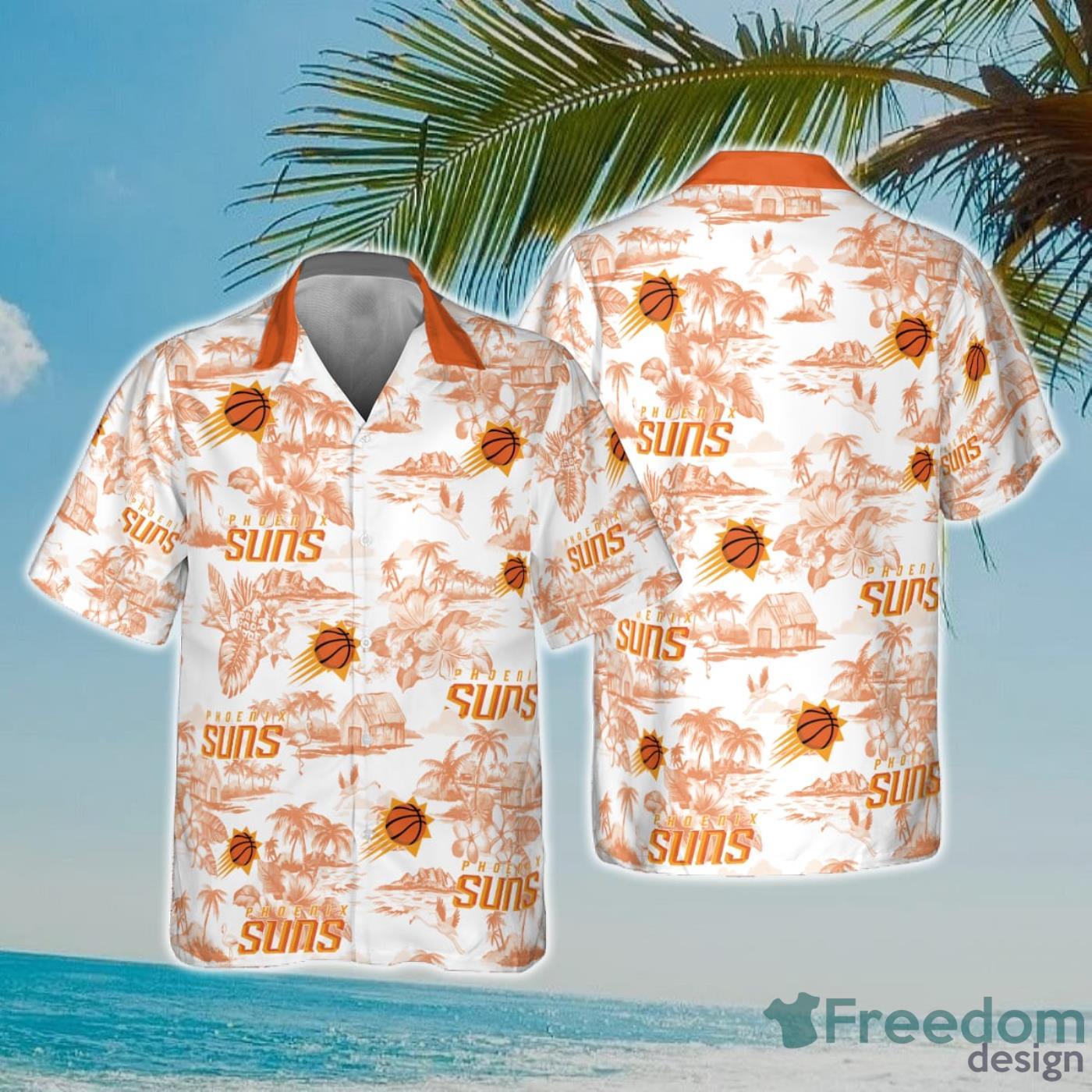 NBA Phoenix Suns Special Floral Island Hawaiian Shirt Product Photo 1