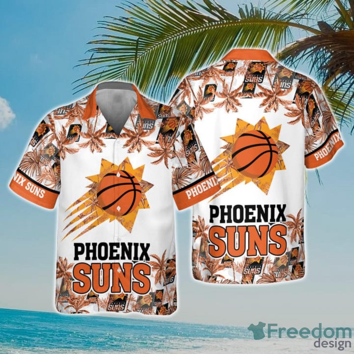 NBA Phoenix Suns Special Palm Trees Hawaiian Shirt Product Photo 1