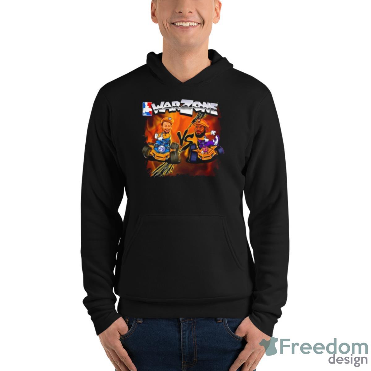 NBK Warzone Curry Vs James Shirt image NBK Warzone Curry Vs James Shirt - Unisex Fleece Pullover Hoodie