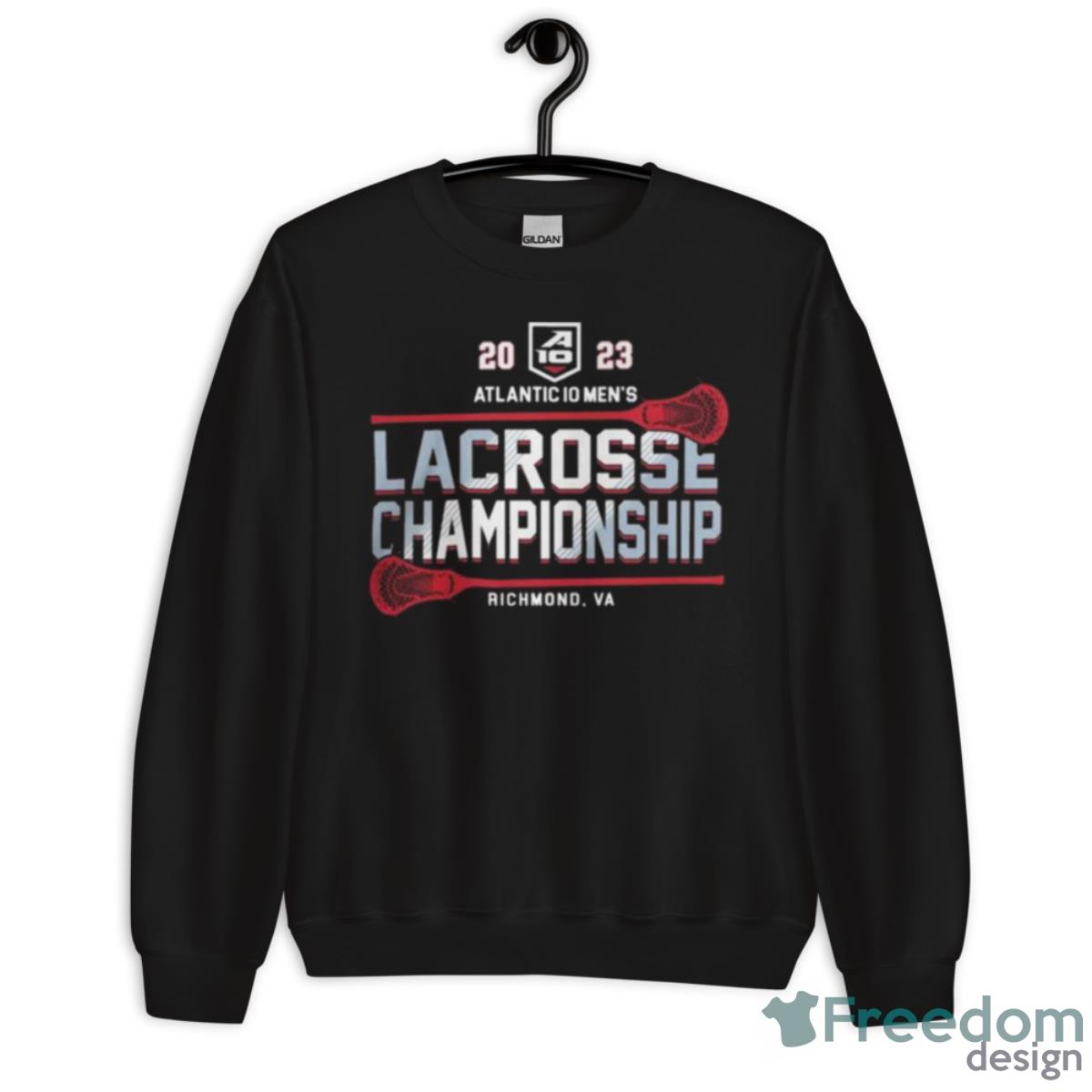 Ncaa Atlantic 10 Lacrosse Champion Championship 2023 Shirt image Ncaa Atlantic 10 Lacrosse Champion Championship 2023 Shirt - Unisex Crewneck Sweatshirt