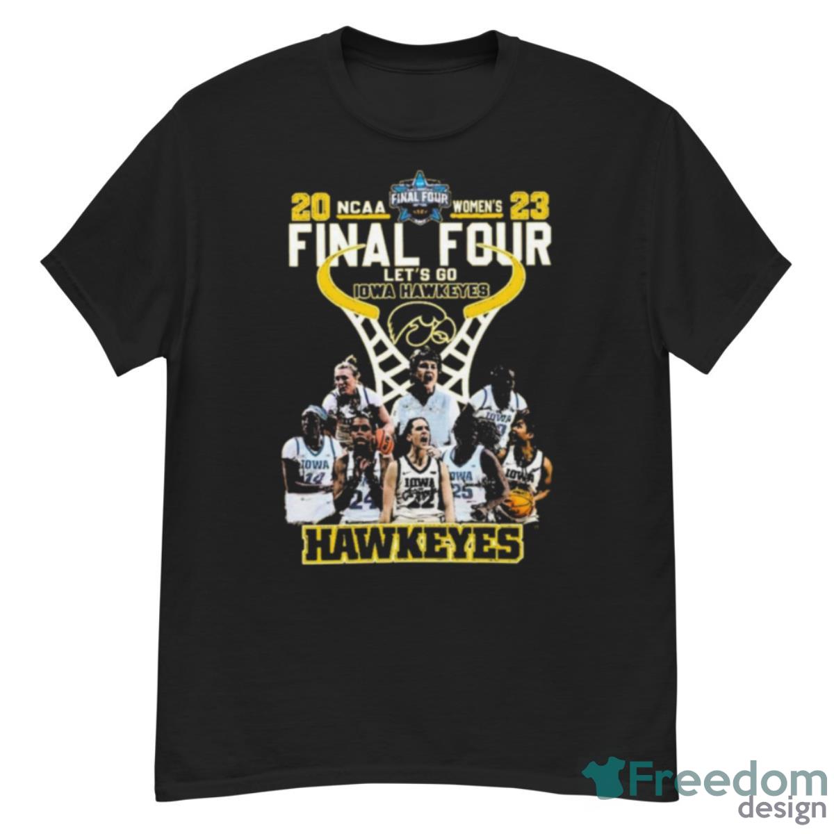 NCAA Final Four Wolet’s Go Iowa Hawkeyes 2023 Team Member Signatures Shirt - G500 Men’s Classic T-Shirt