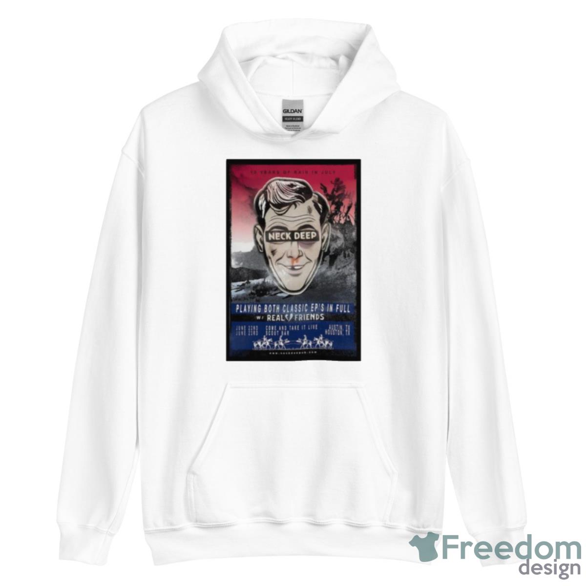 Neck Deep Austin June 22, 2023 Texas Tour Poster T Shirt image Neck Deep Austin June 22, 2023 Texas Tour Poster T Shirt - Unisex Heavy Blend Hooded Sweatshirt
