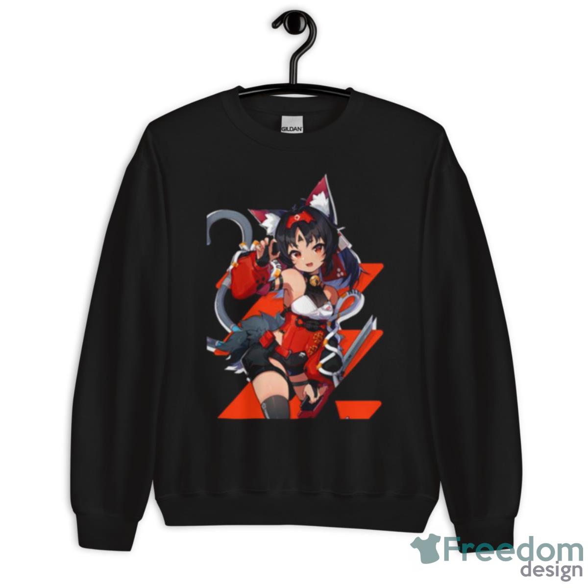 Nekomiya Mana Official Zenless Zone Zero Shirt - Unisex Crewneck Sweatshirt Nekomiya Mana Official Zenless Zone Zero Shirt - Unisex Crewneck Sweatshirt