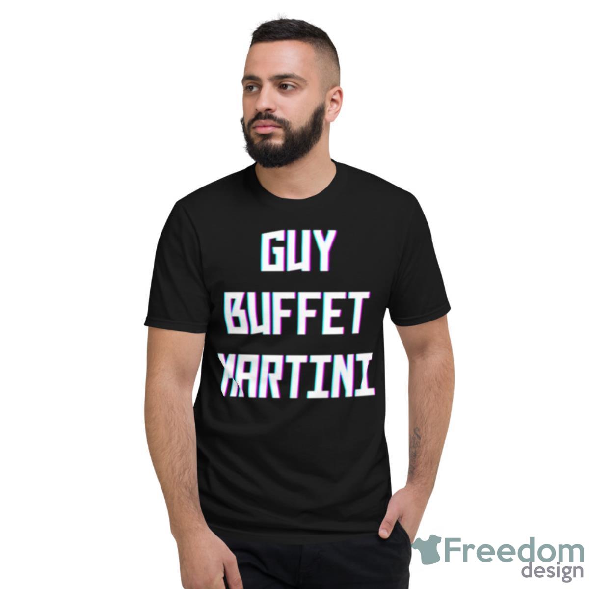 Neon Text Guy Buffet Martini Shirt - Short Sleeve T-Shirt