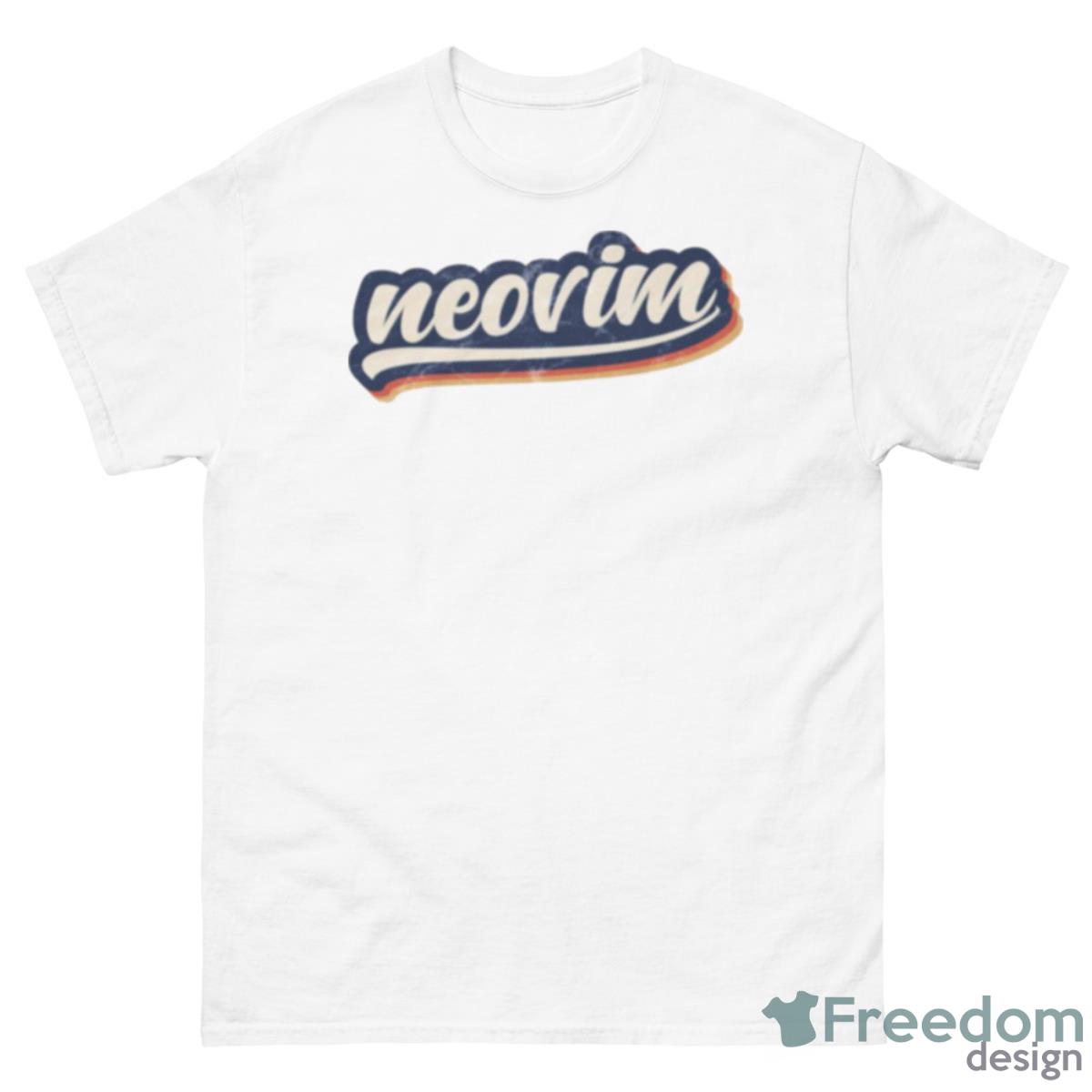 Neovim Retro Vintage Worn Neovim Shirt - 500 Men’s Classic Tee Gildan